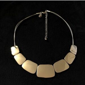 Vintage Lia Sophia cable Gold tone Necklace